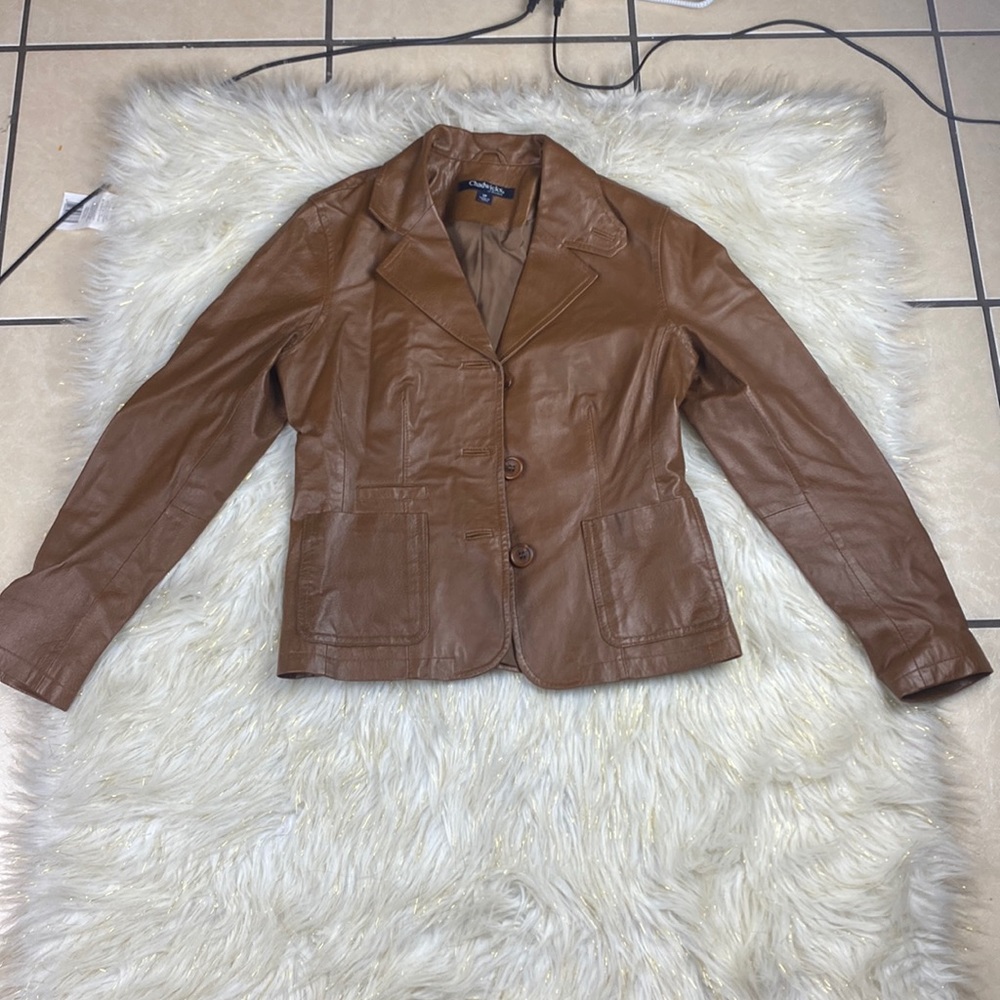 Chadwick’s Brown Leather Jacket 2p